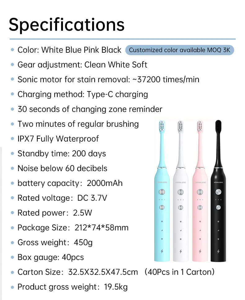 Customized electric toothbrush