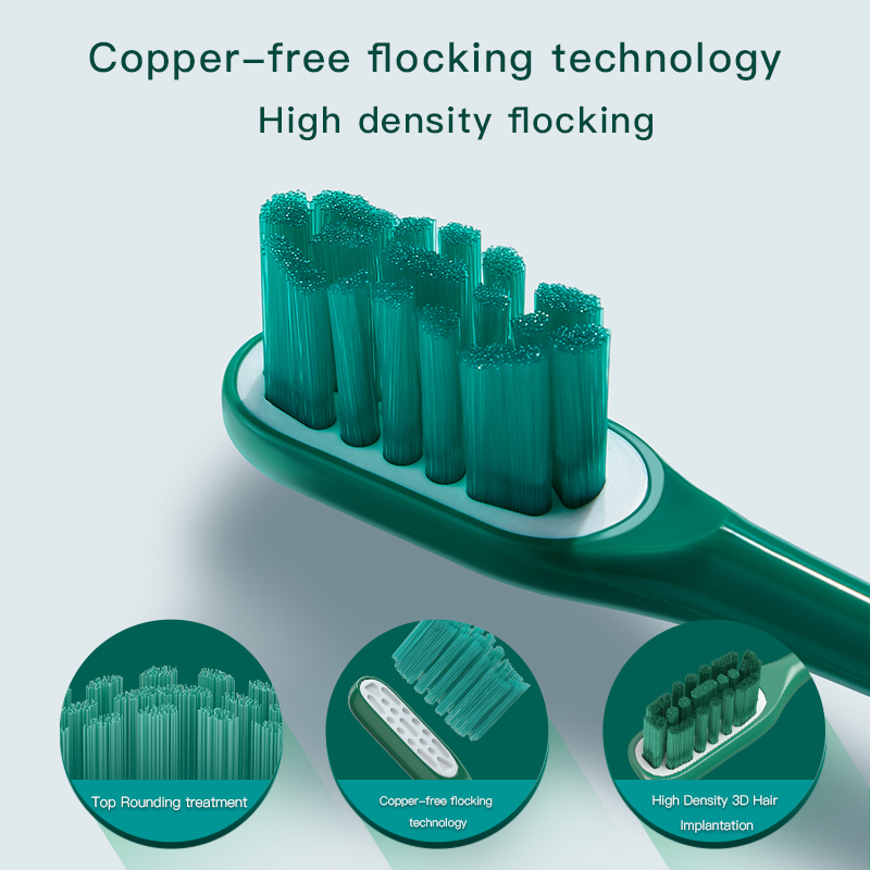 OEM Waterproof Whitening Oral Care Sonic Toothbrush Soft Replacement Heads USB Charge Smart Electric Toothbrush for Adults